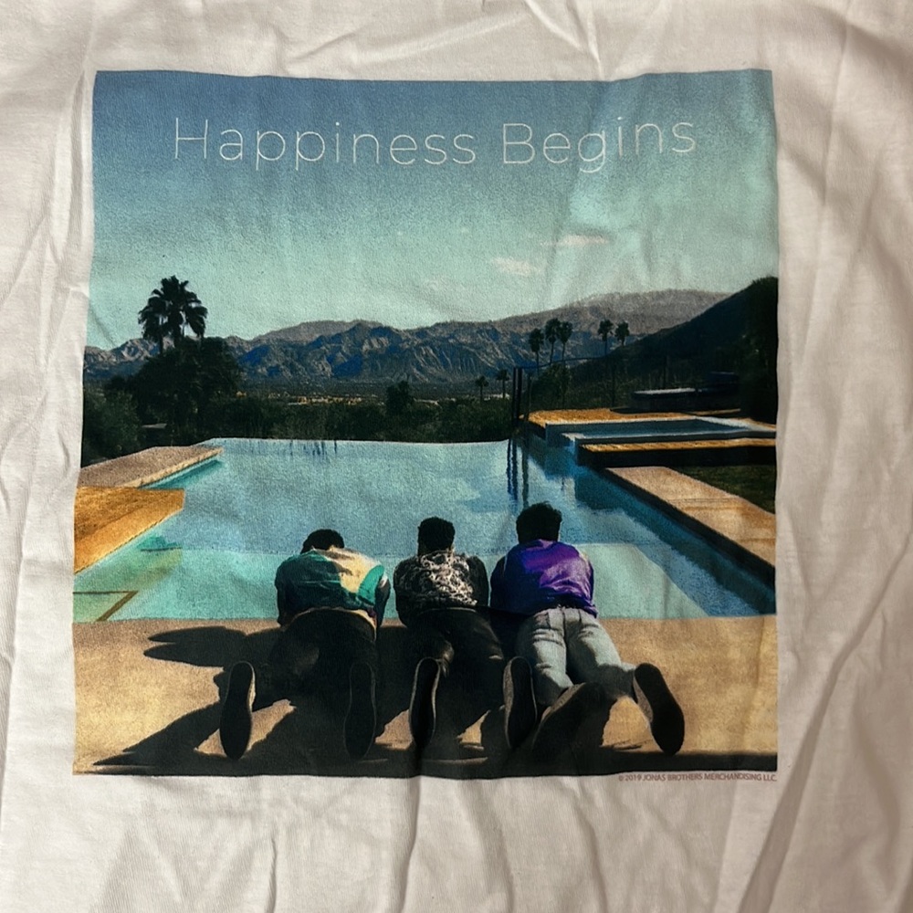 Brand new Jonas Brothers Happiness Begins Official Tour Tee Shirt 2019 - Picture 2 of 4